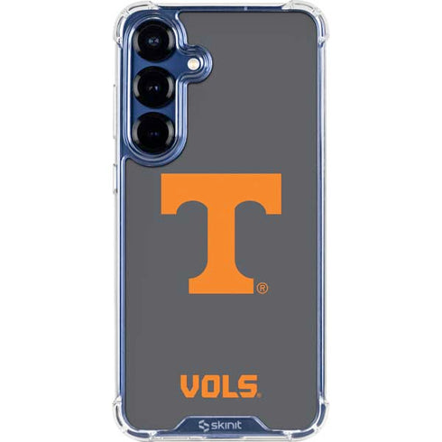 University of Tennessee-Knoxville T Logo Vols on Gray Galaxy S25 Plus Clear Case