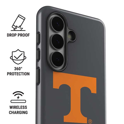 University of Tennessee-Knoxville T Logo Vols on Gray Galaxy S26 Impact Case
