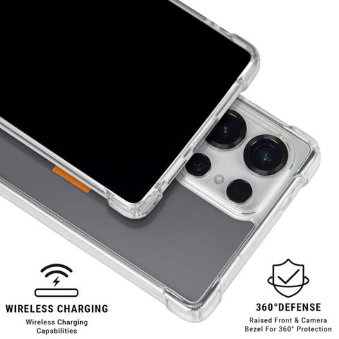 University of Tennessee-Knoxville T Logo Vols on Gray Galaxy S26 Ultra Clear Case
