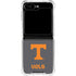 University of Tennessee-Knoxville T Logo Vols on Gray Galaxy Z Flip6 Clear Case