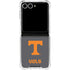 University of Tennessee-Knoxville T Logo Vols on Gray Galaxy Z Flip7 Clear Case