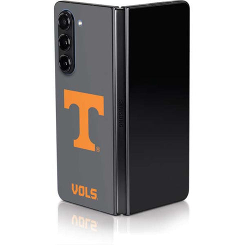 University of Tennessee-Knoxville T Logo Vols on Gray Galaxy Z Fold5 5G Skin
