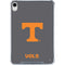 University of Tennessee-Knoxville T Logo Vols on Gray iPad 11th Gen (2025) Clear Case