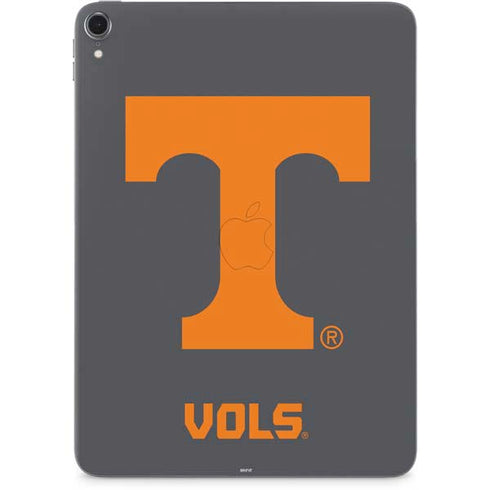 University of Tennessee-Knoxville T Logo Vols on Gray Apple iPad Pro Skin
