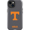 University of Tennessee-Knoxville T Logo Vols on Gray iPhone 15 Impact Case