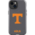 University of Tennessee-Knoxville T Logo Vols on Gray iPhone 15 Impact Case