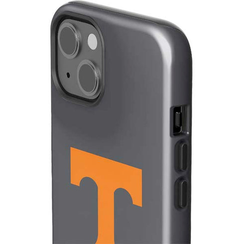 University of Tennessee-Knoxville T Logo Vols on Gray iPhone 15 Impact Case