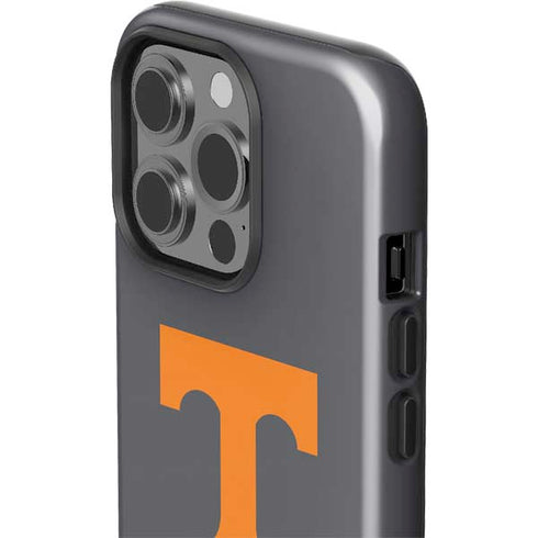 University of Tennessee-Knoxville T Logo Vols on Gray iPhone 15 Pro Impact Case