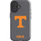 University of Tennessee-Knoxville T Logo Vols on Gray iPhone 16 Impact Case