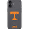 University of Tennessee-Knoxville T Logo Vols on Gray iPhone 16 Plus Skin