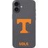 University of Tennessee-Knoxville T Logo Vols on Gray iPhone 16 Plus Skin