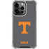 University of Tennessee-Knoxville T Logo Vols on Gray iPhone 16 Pro Clear Case