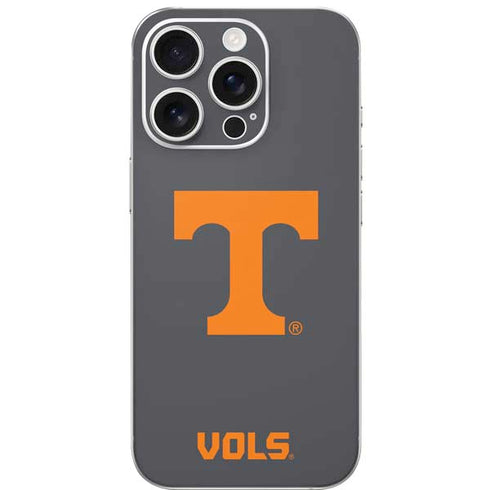 University of Tennessee-Knoxville T Logo Vols on Gray iPhone 16 Pro Skin