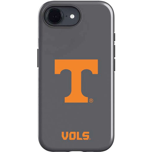 University of Tennessee-Knoxville T Logo Vols on Gray iPhone 16e Impact Case