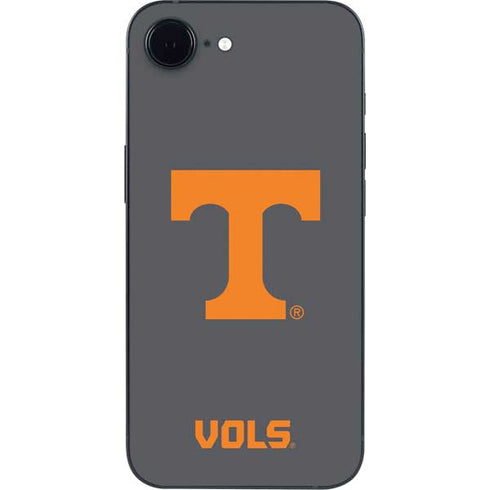 University of Tennessee-Knoxville T Logo Vols on Gray iPhone 16e Skin