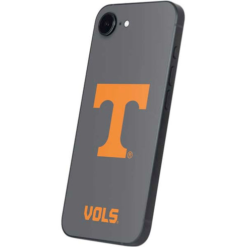University of Tennessee-Knoxville T Logo Vols on Gray iPhone 16e Skin