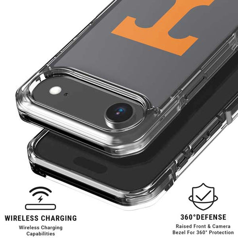 University of Tennessee-Knoxville T Logo Vols on Gray iPhone 17 Air Clear Case
