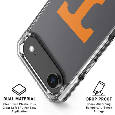 University of Tennessee-Knoxville T Logo Vols on Gray iPhone 17 Air Clear Case