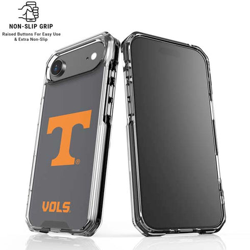 University of Tennessee-Knoxville T Logo Vols on Gray iPhone 17 Air Clear Case