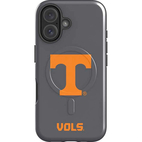 University of Tennessee-Knoxville T Logo Vols on Gray iPhone 17 Magsafe Impact Case