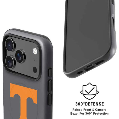 University of Tennessee-Knoxville T Logo Vols on Gray iPhone 17 Pro Max Magsafe Impact Case