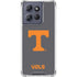 University of Tennessee-Knoxville T Logo Vols on Gray Moto G 5G (2025) Clear Case
