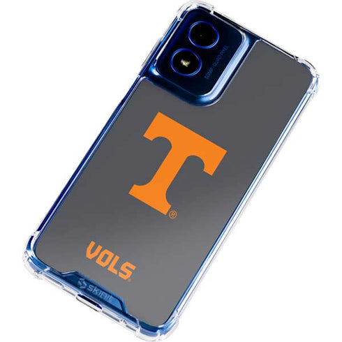 University of Tennessee-Knoxville T Logo Vols on Gray Moto G 5G (2024) Clear Case