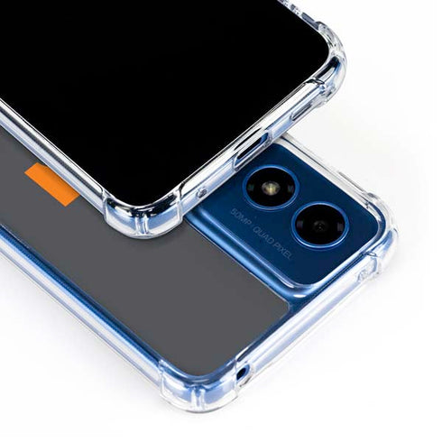 University of Tennessee-Knoxville T Logo Vols on Gray Moto G 5G (2024) Clear Case