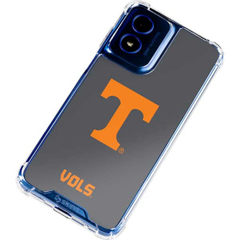 University of Tennessee-Knoxville T Logo Vols on Gray Moto G Play 4G (2024) Clear Case