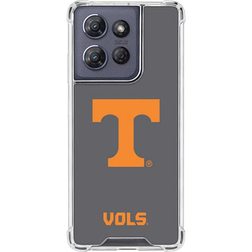 University of Tennessee-Knoxville T Logo Vols on Gray Moto G Play 5G (2025) Clear Case