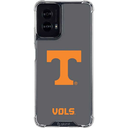 University of Tennessee-Knoxville T Logo Vols on Gray Moto G Power 5G (2024) Clear Case