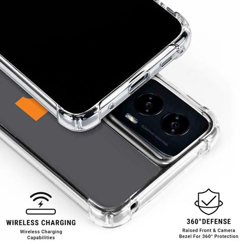 University of Tennessee-Knoxville T Logo Vols on Gray Moto G Power 5G (2024) Clear Case