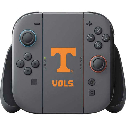 University of Tennessee-Knoxville T Logo Vols on Gray Nintendo Switch 2 (2025) with Joy-Con Skin