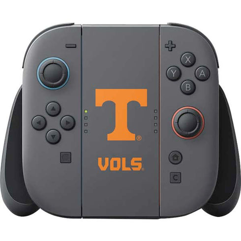University of Tennessee-Knoxville T Logo Vols on Gray Nintendo Switch 2 (2025) Joy-Con Controller Skin
