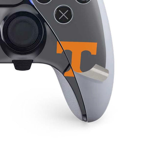 University of Tennessee-Knoxville T Logo Vols on Gray PS5 DualSense Edge Pro Controller Skin