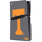 University of Tennessee-Knoxville T Logo Vols on Gray PS5 Pro Disk Console Skin