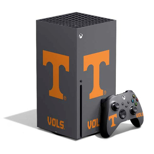 University of Tennessee-Knoxville T Logo Vols on Gray Xbox Series X Bundle Skin