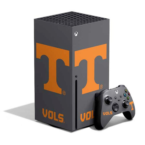 University of Tennessee-Knoxville T Logo Vols on Gray Xbox Series X Skins