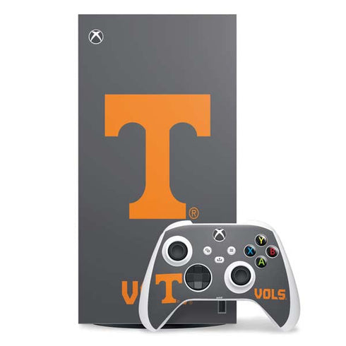 University of Tennessee-Knoxville T Logo Vols on Gray Xbox Series X Skins