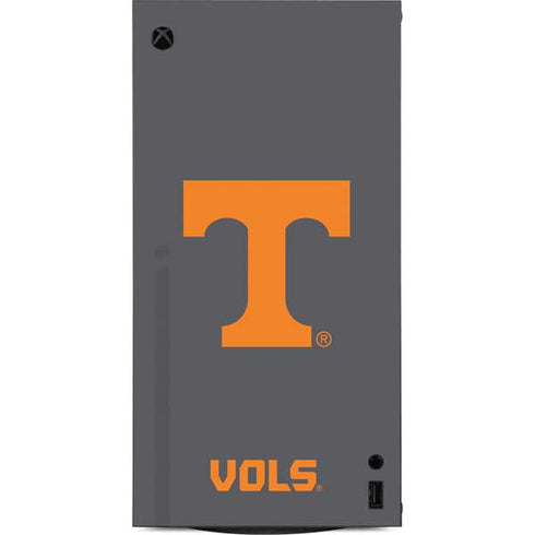 University of Tennessee-Knoxville T Logo Vols on Gray XBox Series X Digital Edition Console Skin