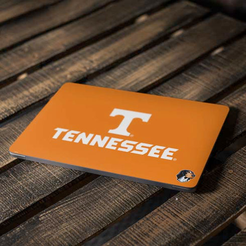 University of Tennessee-Knoxville T Logo on Orange Apple MacBook Air Skin