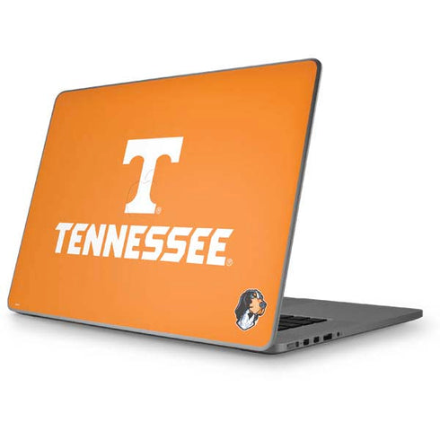 University of Tennessee-Knoxville T Logo on Orange Apple MacBook Pro 17-inch Skin
