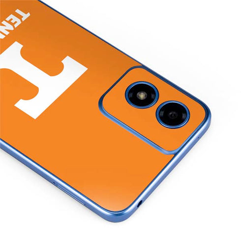 University of Tennessee-Knoxville T Logo on Orange Moto G Play 4G (2024) Skin