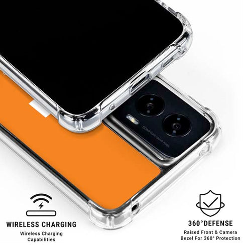University of Tennessee-Knoxville T Logo on Orange Moto G Power 5G (2024) Clear Case