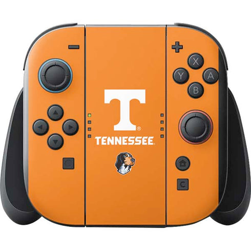 University of Tennessee-Knoxville T Logo on Orange Nintendo Switch 2 (2025) with Joy-Con Skin
