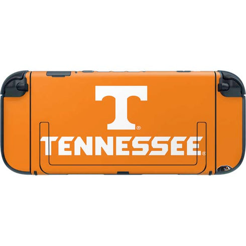 University of Tennessee-Knoxville T Logo on Orange Nintendo Switch 2 (2025) with Joy-Con Skin