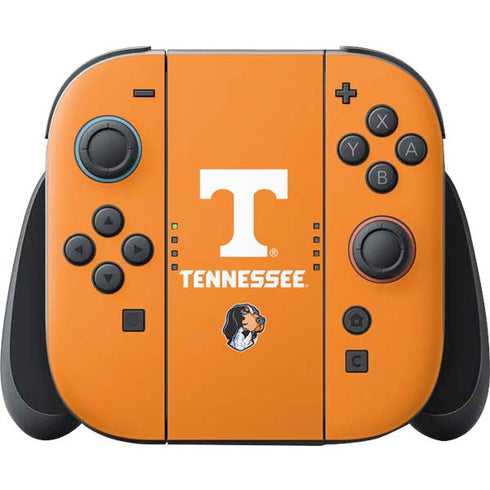 University of Tennessee-Knoxville T Logo on Orange Nintendo Switch 2 (2025) Joy-Con Controller Skin