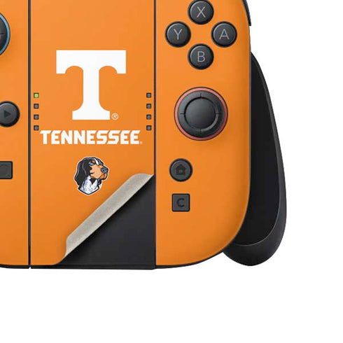 University of Tennessee-Knoxville T Logo on Orange Nintendo Switch 2 (2025) Joy-Con Controller Skin