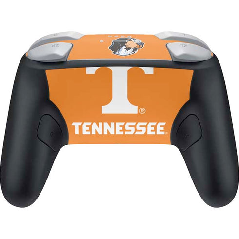 University of Tennessee-Knoxville T Logo on Orange Nintendo Switch 2 (2025) Pro Controller Skin