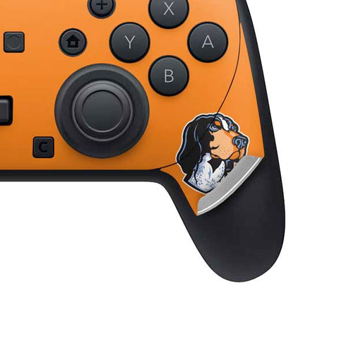 University of Tennessee-Knoxville T Logo on Orange Nintendo Switch 2 (2025) Pro Controller Skin